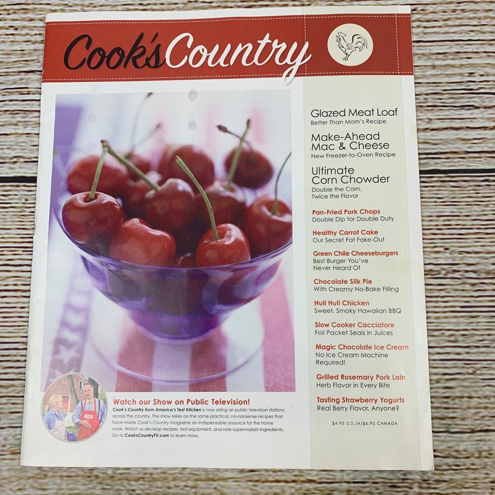 Cook's Country Cookbook Magazine Summer Recipes